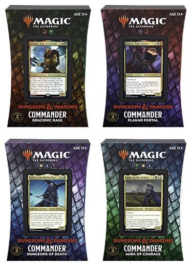 MTG: D&D: Adventures In The Forgotten Realms (AFR) - Commander Decks (Set Of 4)