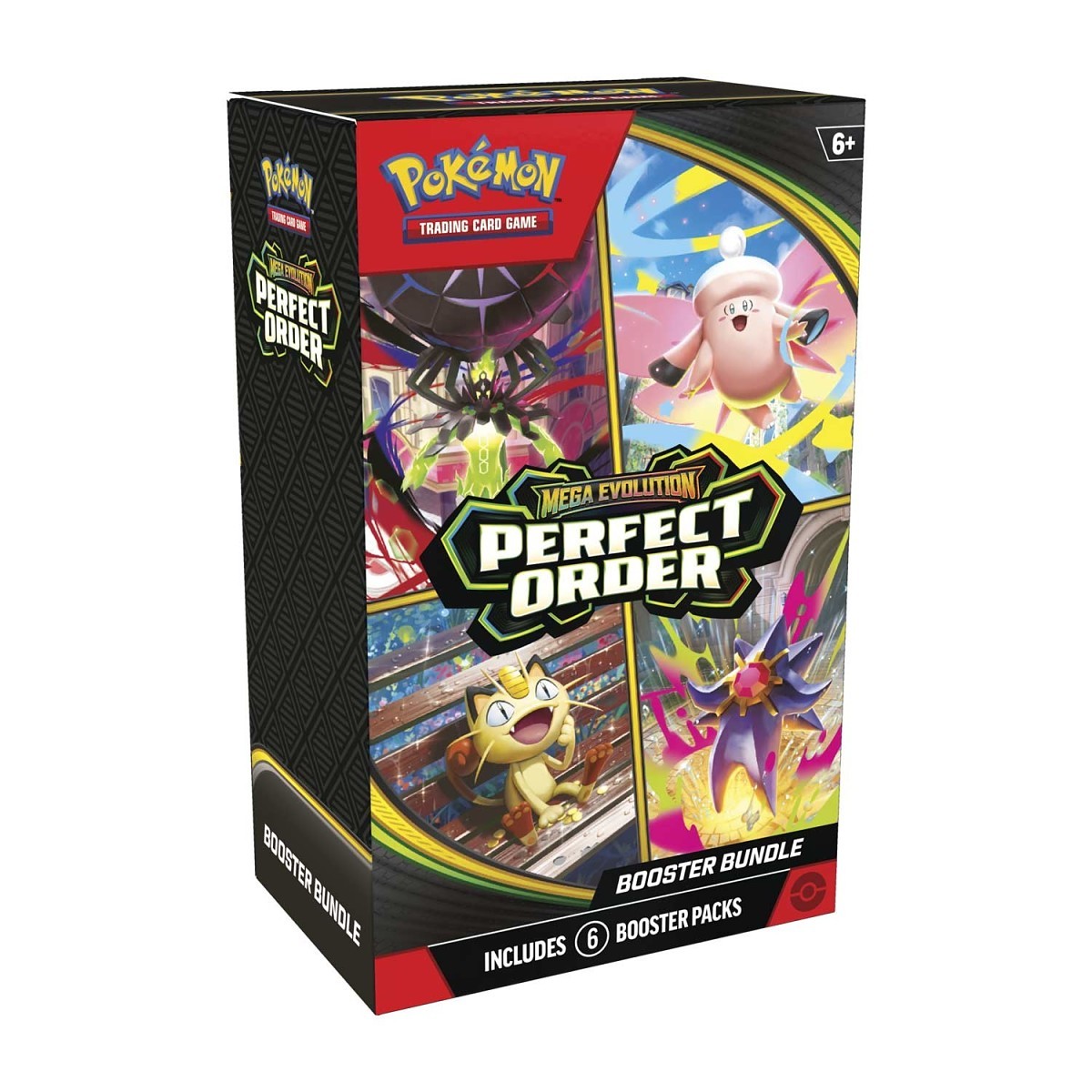 Pokemon TCG: Mega Evolution - Perfect Order Booster Bundle (6 Packs)