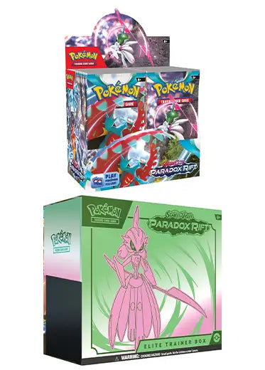 Pokemon TCG: Paradox Rift - Booster Box + Iron Valiant Elite Trainer Box