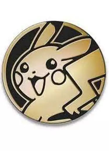 Pokemon TCG: Large Pikachu, Grookey, Sobble Coin