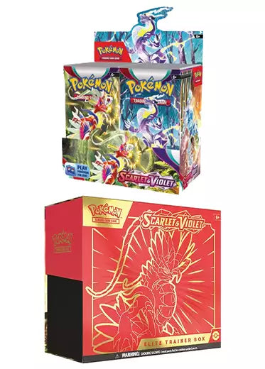 Pokemon TCG: Scarlet & Violet - Booster Box + ETB Scarlet