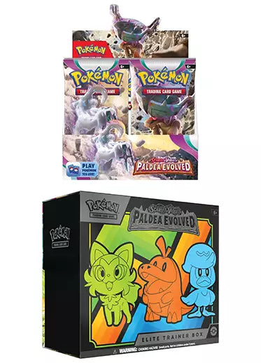 Pokemon TCG: Paldea Evolved - Booster Box and ETB