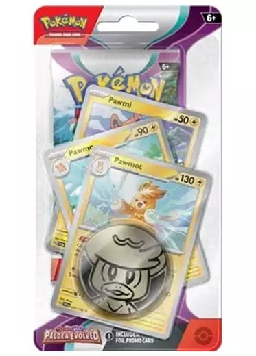 Pokemon TCG: Paldea Evolved - Premium Checklane Pawmot