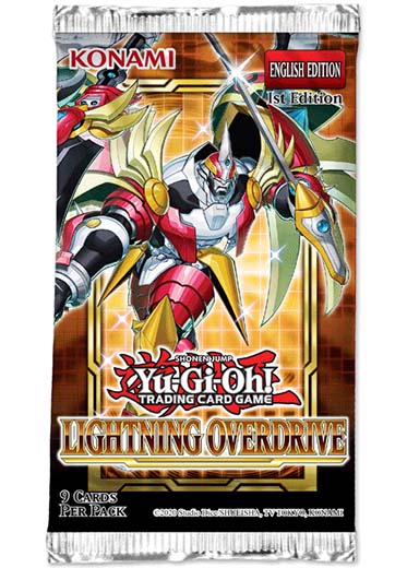 Yugioh TCG: Lightning Overdrive 1st Edition - Booster Pack