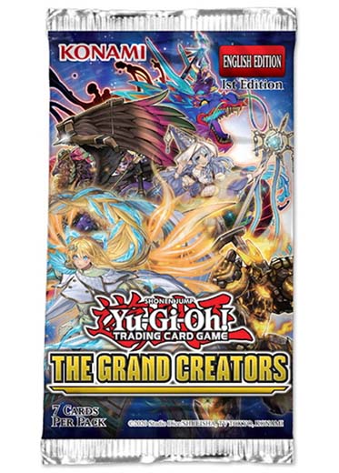 Yugioh TCG: The Grand Creators 1st Edition - Booster Pack