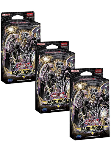Yugioh TCG: Structure Deck - Dark World - Set of 3 Decks