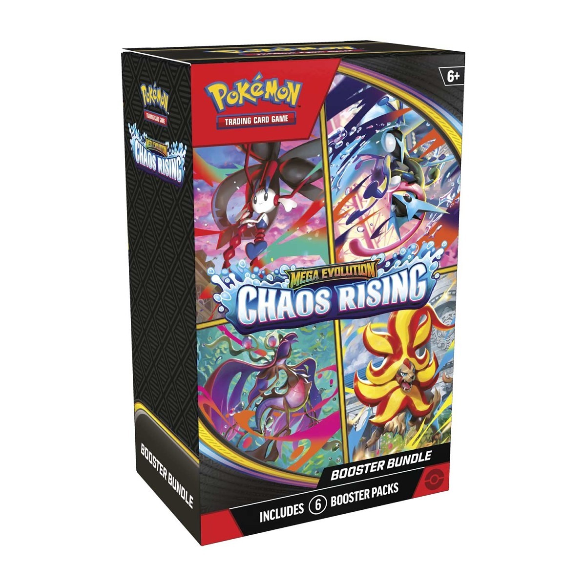 Pokemon TCG: Mega Evolution - Chaos Rising Booster Bundle (6 Packs)
