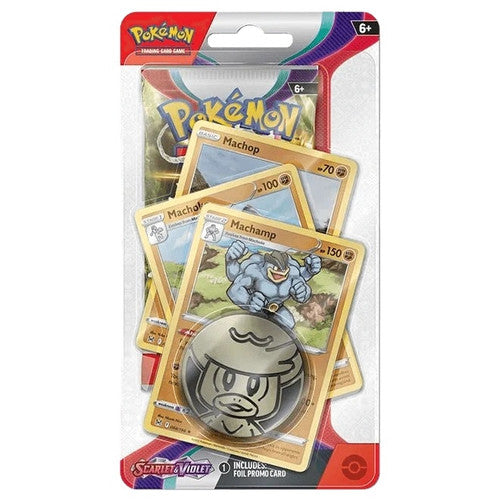 Marbell TCG product image of the Pokémon Scarlet and Violet Base Set Machamp promo one-pack blister