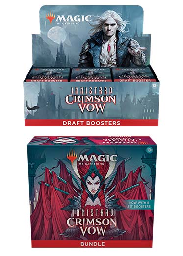 MTG: Innistrad Crimson Vow - Draft Booster Box + Bundle