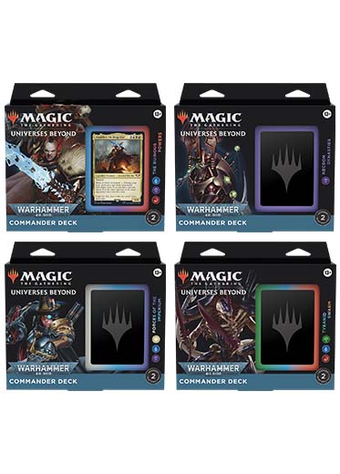 MTG: Warhammer 40k - Commander Deck Set of 4