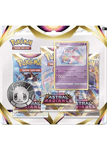 Pokemon TCG: Astral Radiance - 3 Pack Blister Sylveon