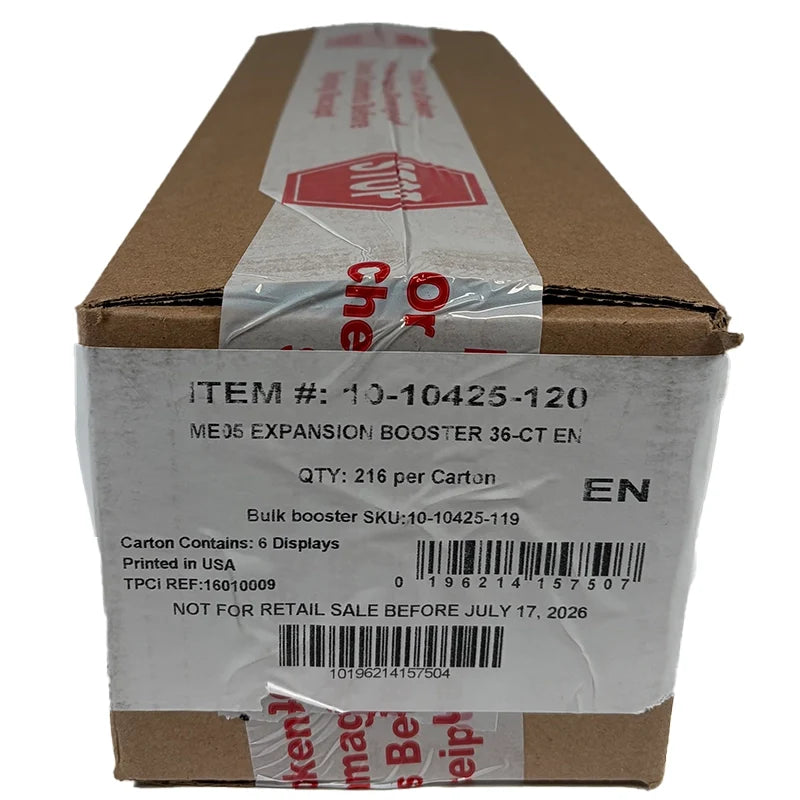 Pokemon TCG: Pitch Black - Booster Case
