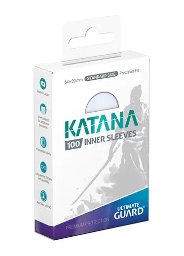 Ultimate Guard: Katana Inner Sleeves (100, Standard Size)