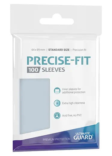 Ultimate Guard: Precise Fit Inner Sleeves (100, Standard Size)