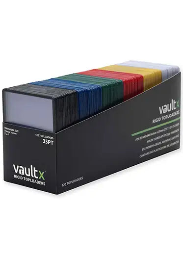 Vault X: Rigid Toploaders Multi-Colour Pack (120 Count)